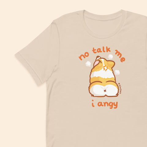 No Talk Me I Angy Corgi Unisex t-shirt