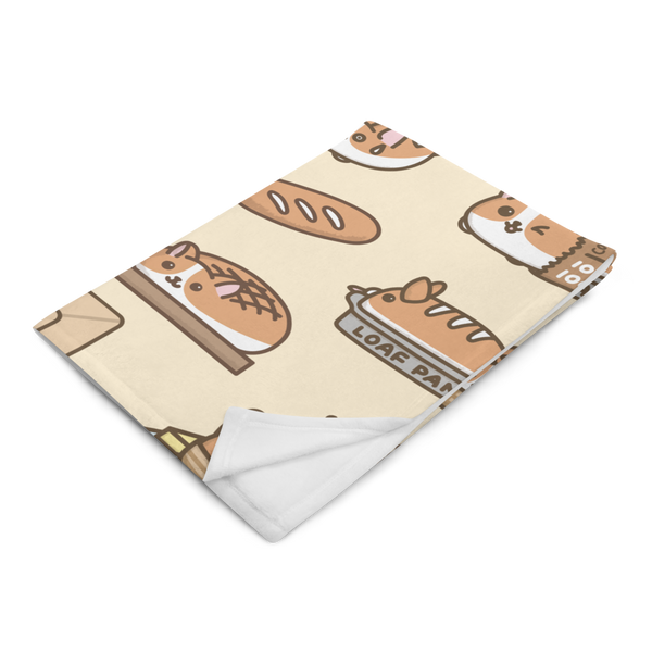 Corgi Bread Loaf Blanket
