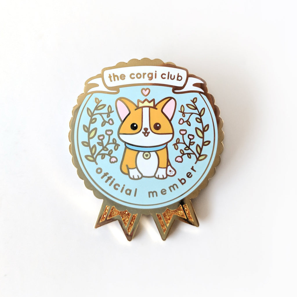 Corgi Club Enamel Pin