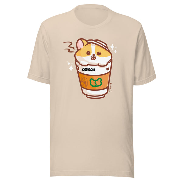 Coffee Corgi Unisex t-shirt