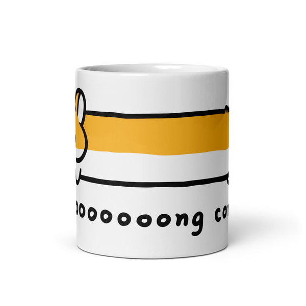 Loooooong Corgi Glossy Mug