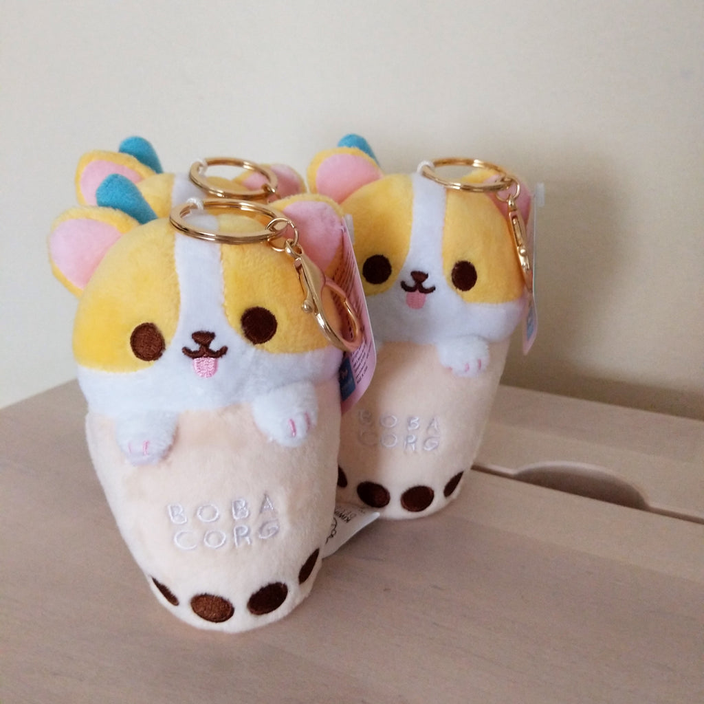 Corgi discount plush keychain