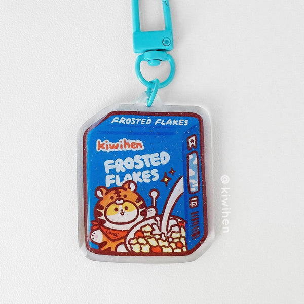 Frosted Flakes Corgi Acrylic Charm