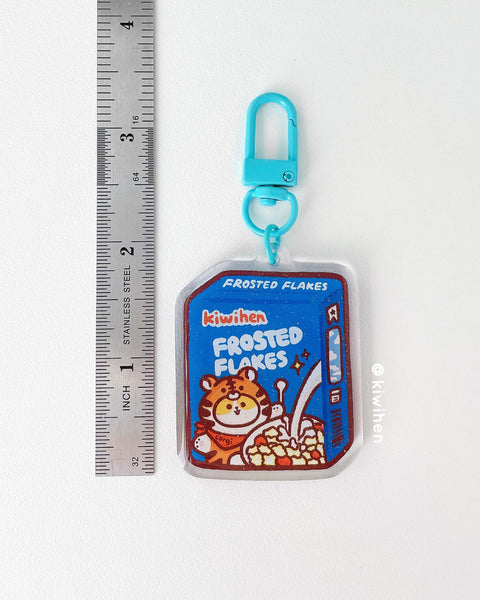 Frosted Flakes Corgi Acrylic Charm