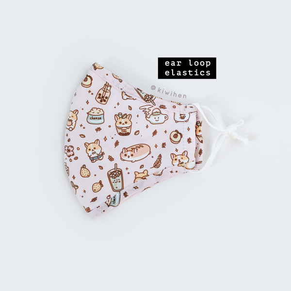 Corgi Cloth Face Mask