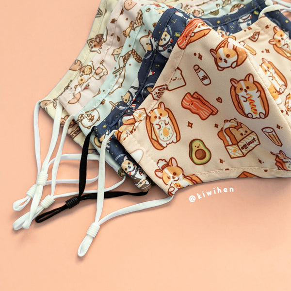 Corgi Cloth Face Mask