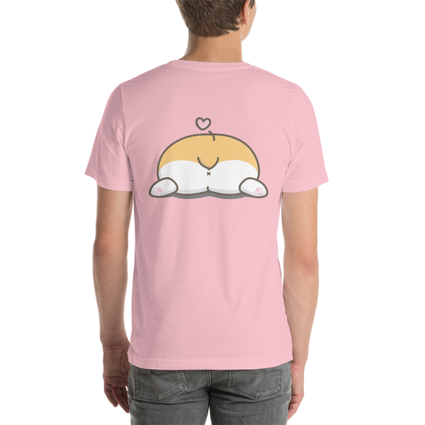 Corgi T Shirt (double sided design), unisex