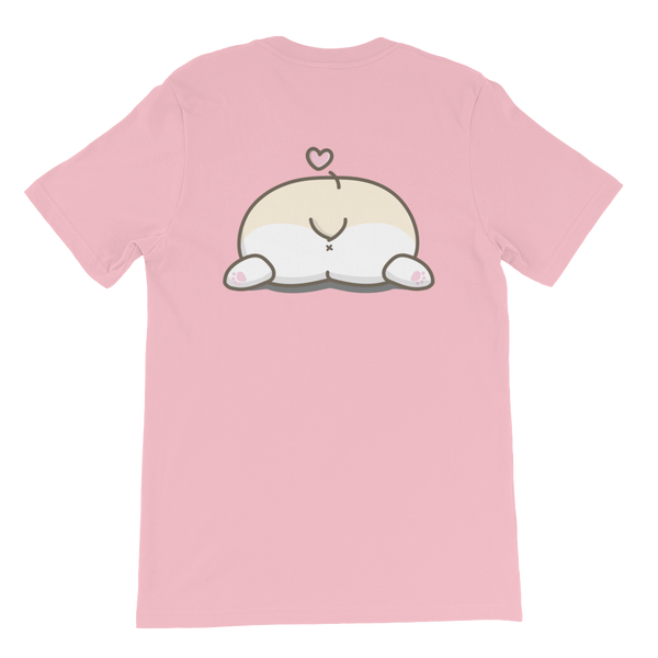 Creamy Corgi T Shirt (double sided design), Unisex