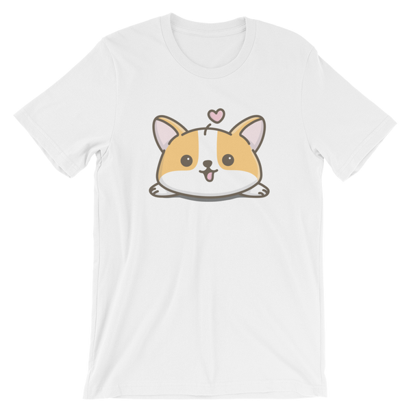 Corgi T Shirt (double sided design), unisex