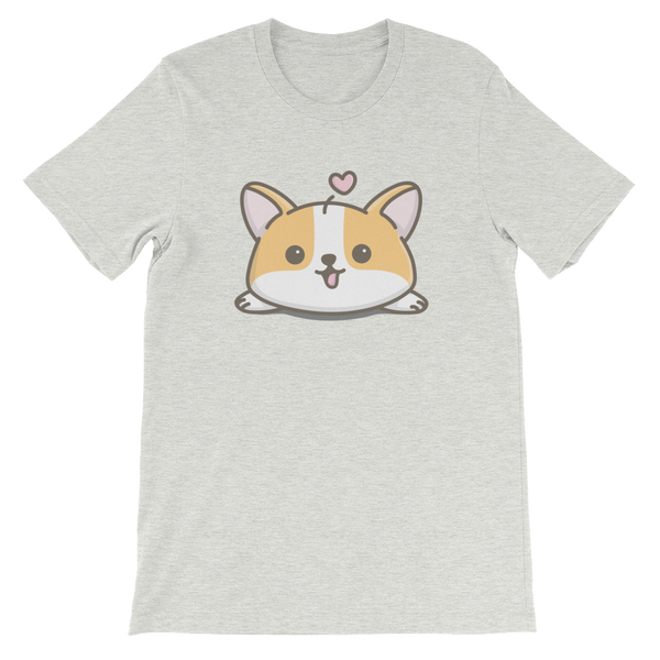 Corgi T Shirt (double sided design), unisex