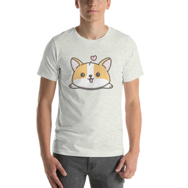 Corgi T Shirt (double sided design), unisex