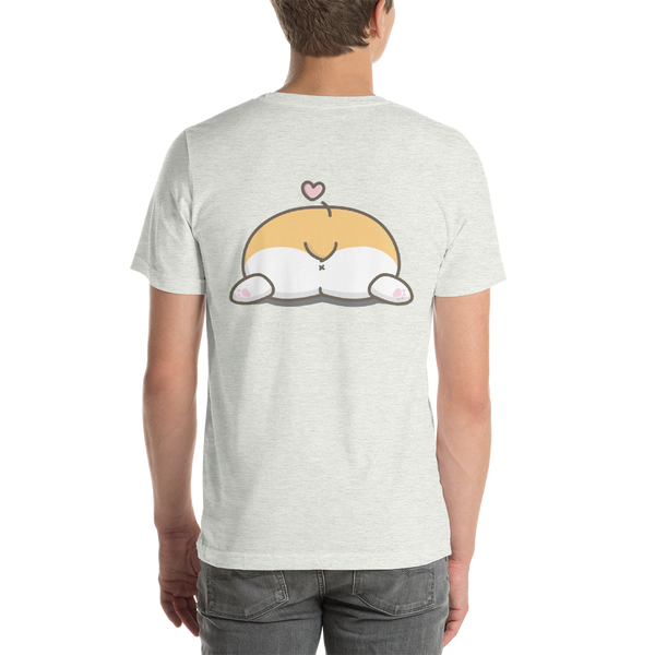 Corgi T Shirt (double sided design), unisex