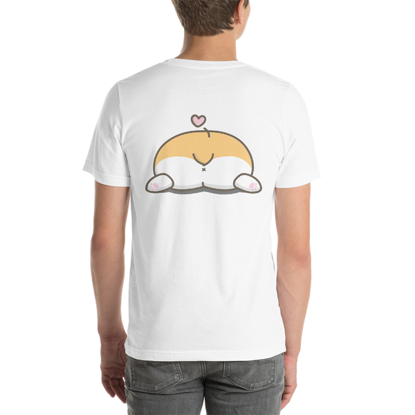 Corgi T Shirt (double sided design), unisex