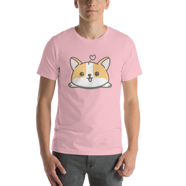 Corgi T Shirt (double sided design), unisex