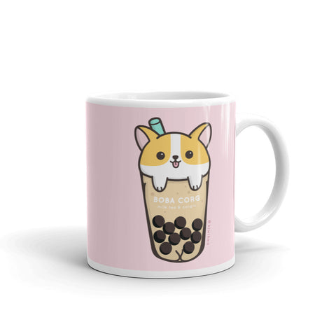 Boba Corgi Mug