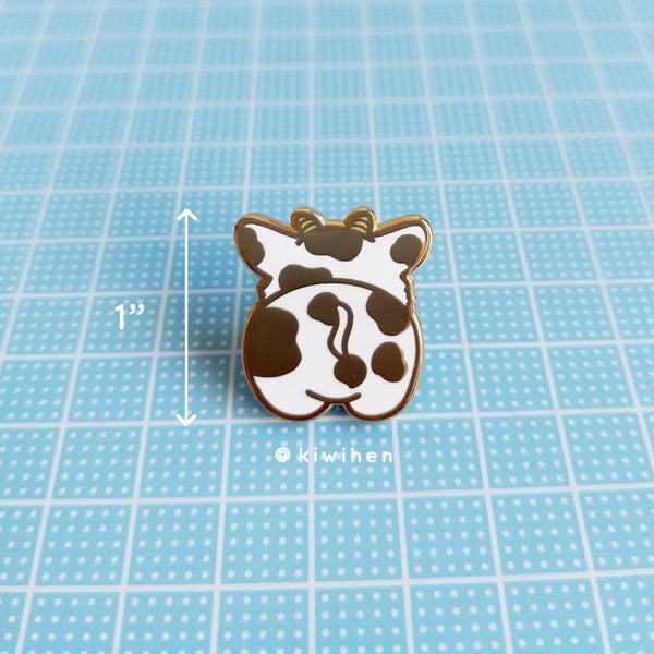 Moo Corgi Booty Enamel Pin