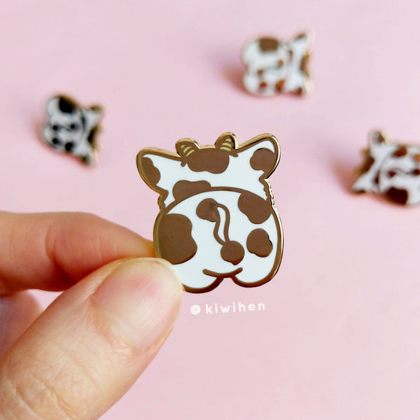 Moo Corgi Booty Enamel Pin