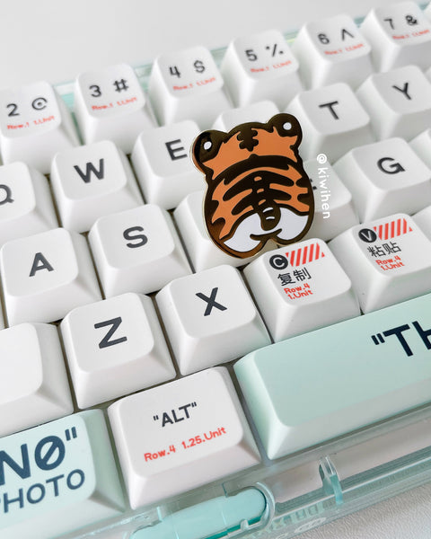 Corgi Enamel Pin Tiger Booty
